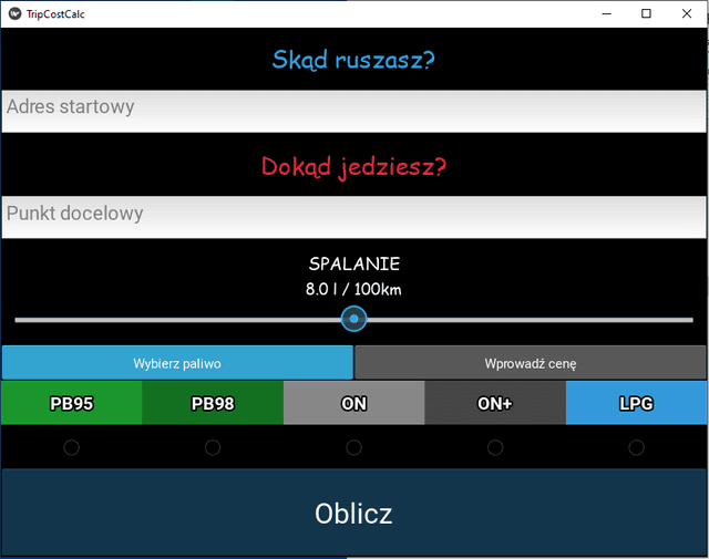 Trip Cost Calc screenshot 1